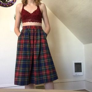 Vintage flannel skirt